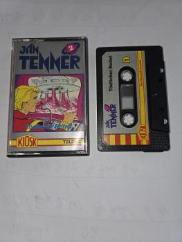 Jan Tenner Folge 2 Tödlicher Nebel 4-fach Schwarz geschraubt Schwarz mit Grauen Aufkleber 4.24566 CD Kiosk Teldec